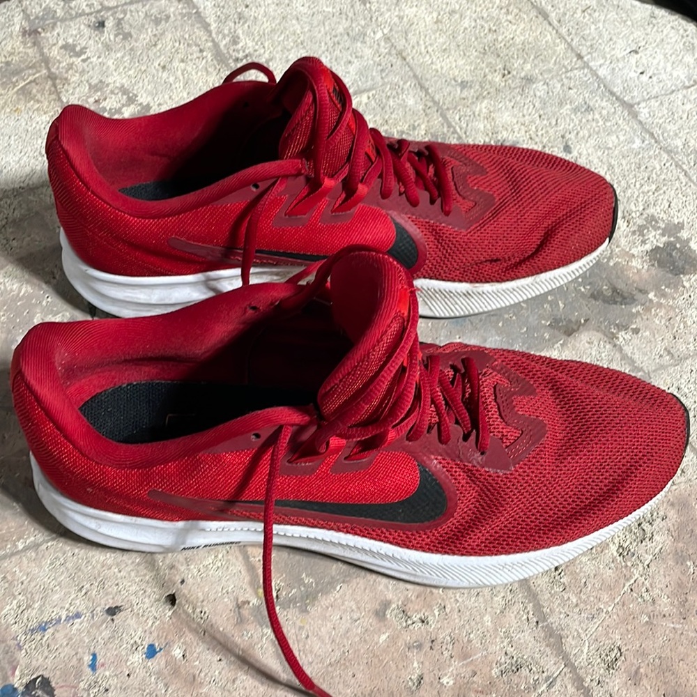 SOLD! Nike Downshifter Running Shoes Red size 11.5 mens